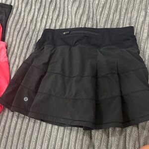 lululemon athletica Black Skater Skirt